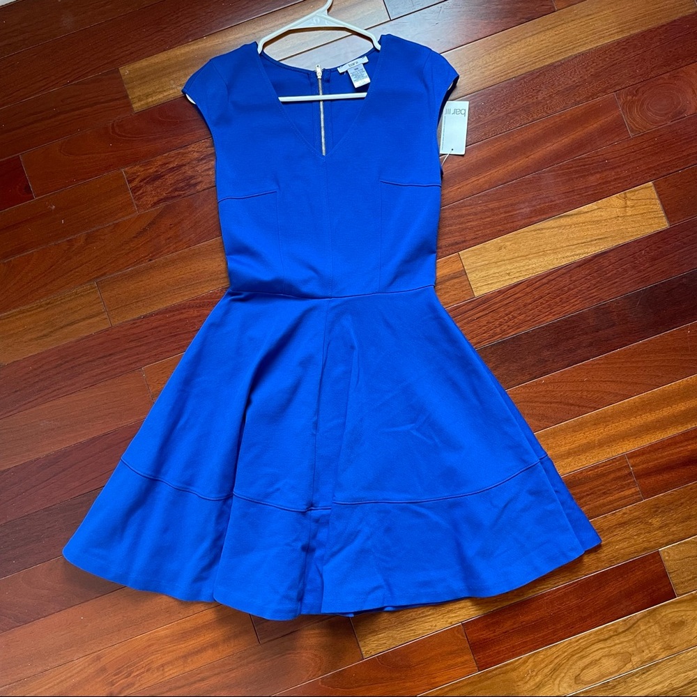 Bar III Royal Blue Skater Dress
